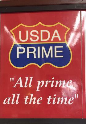 USDA PRIME GRADE BEEF