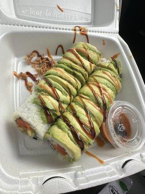 Special dragon roll