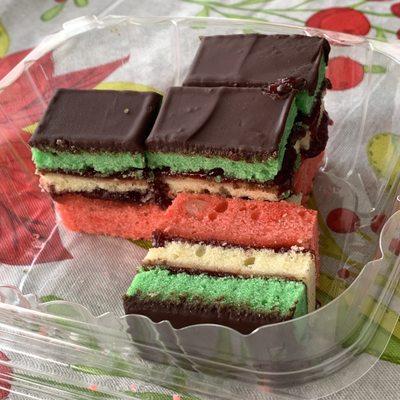 Flag/Rainbow cookies