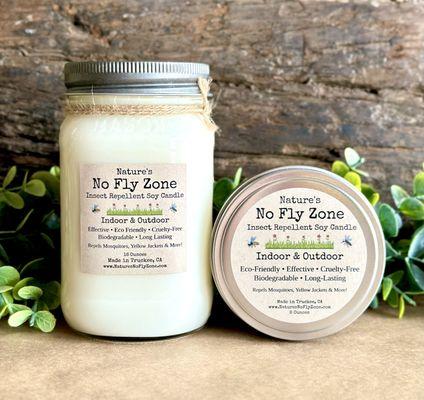 Nature's No Fly Zone Insect Repellent is an effective, non-toxic, safe and cruelty-free way to keep aggressive & pesky insects at bay.