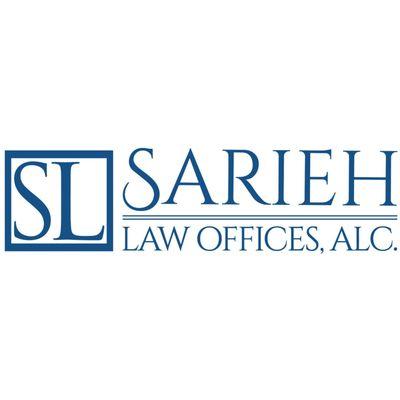 The main logo for Sarieh Family Law on a white background