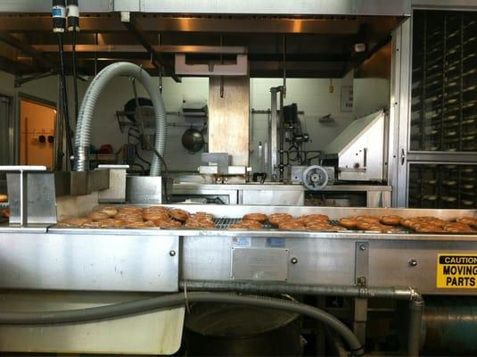 Hot off the line! #SugarRush ##KrispyKreme