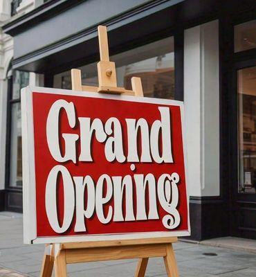 We are open for business!! Come visit us now!! 
#grandopening #NewBigining