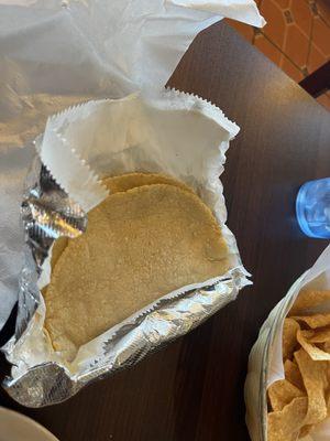 I house Maize tortillas