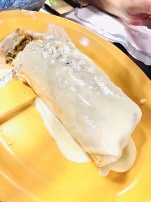 Burrito w/ queso