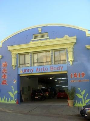 sunny auto body2@ 1419 pacific ave, SF