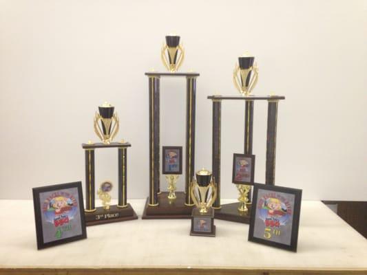 Trophies & Plaques built and printed by Totally Awesome Printing for a BBQ Competition.