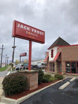 Here we are at - Jack Frost donuts, established in 1937!!