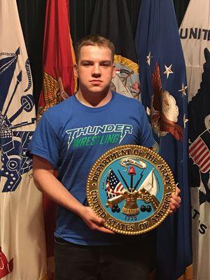 Lucas enlisted as 11X Infantry