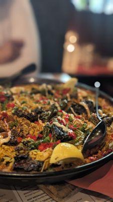 The vegetarian paella