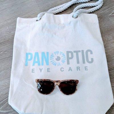 August Promotion: free one-of-a-kind tote bag with any purchase! (sunglasses not included)