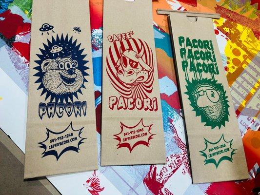 Hand Printed Bags!