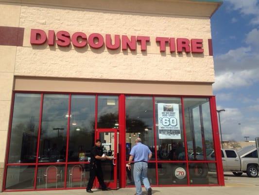 Arrived at discount tire