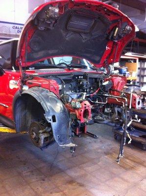 Mini Cooper clutch replacement