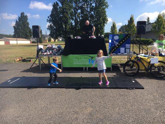 Dancing for joy at the Healthfest 2017