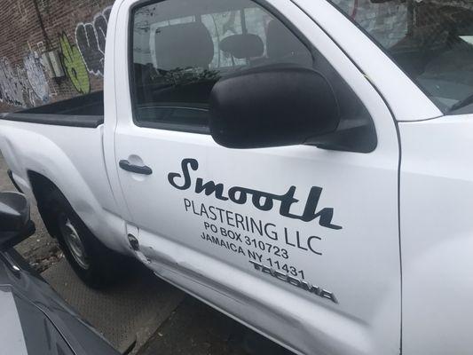 DOT vinyl lettering