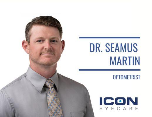 Dr. Seamus Martin, OD. Optometrist at ICON Eyecare in Colorado.