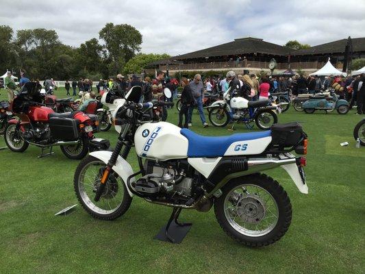 Quail Motorcycle Gathering in Carmel 1989 R100GS