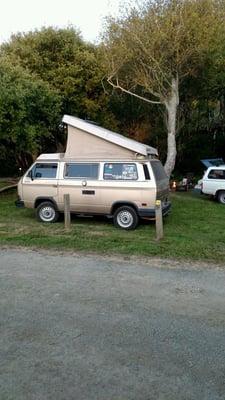 Another one of Ryan's VW's. They can get your VW ready for camping season in no time! Him and I love to go camping in his!