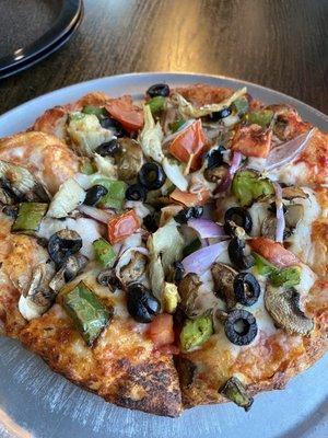 Personal Vegetarian Pizza