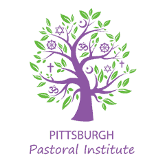 Pittsburgh Pastoral Institute Logo Tree with different religious symbols representing interfaith