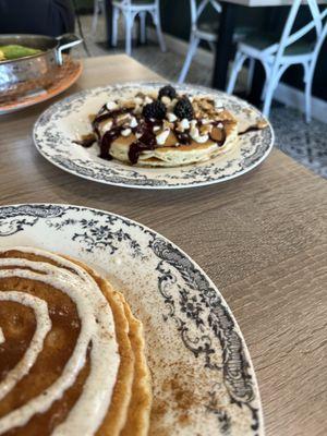 Key lime pancakes