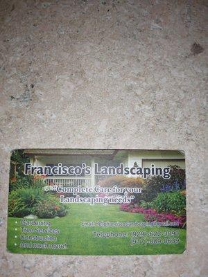 Francisco's Landscaping