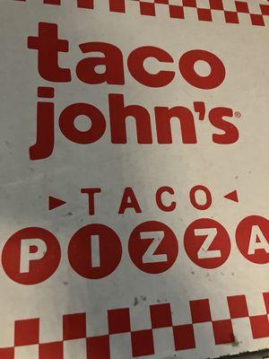 Yes, TacoJohns has a taco pizza!