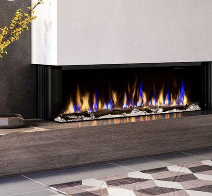 We offer the newest in electric fireplaces for a fraction of the cost of a gas linear fireplace wholesale direct by appointment 7147828785