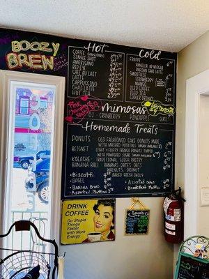 Entryway and menu