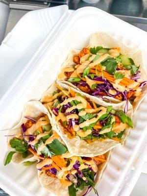 Fusion Tacos!

Chicken, Shrimp, or Cauliflower! Options for everyone.