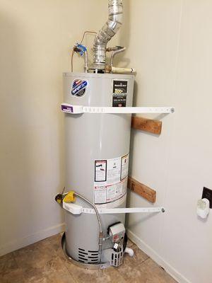 40 gallon water heater replacement in Menlo park, CA.