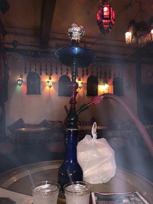 Hookah is good. Great atmosphere.