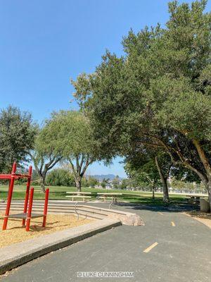 Trail around playground