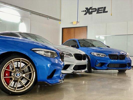 BWM M2 CS with XPEL paint protection film, window tint, and ceramic coating.