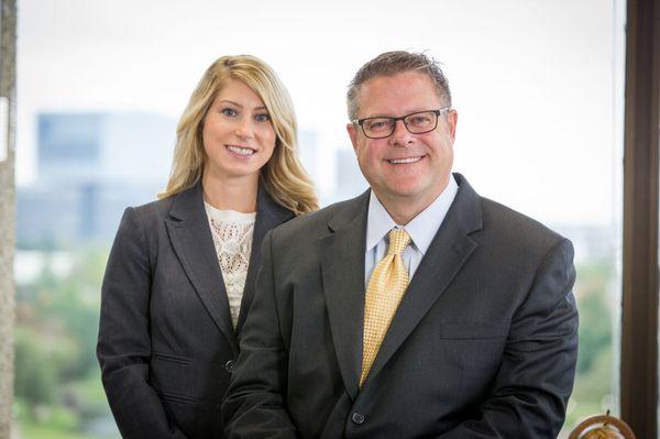 Schaumburg Attorneys Thomas Glasgow & Stephanie Olsson