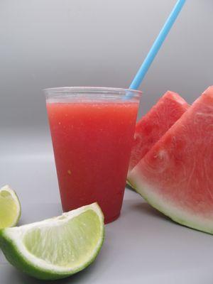 Watermelon Lime Slushie - Made with Jersey Fresh Watermelons!