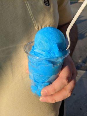 Blue raspberry ice