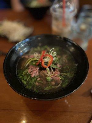 Beef pho with extra beef