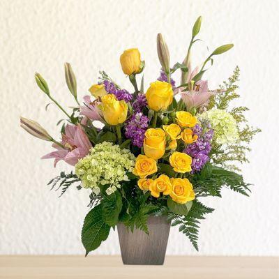 Brighten your day with our stunning floral arrangements, crafted with love and care! Call us today at 707-334-9155