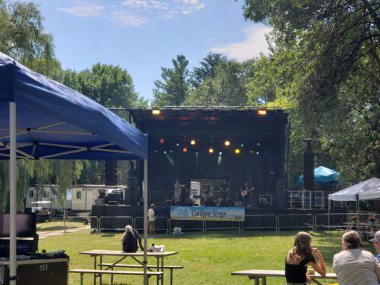 Bath performing at the Caribou Stage