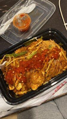 Chicken pad Thai