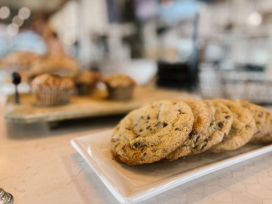 Brown butter chocolate chip cookies