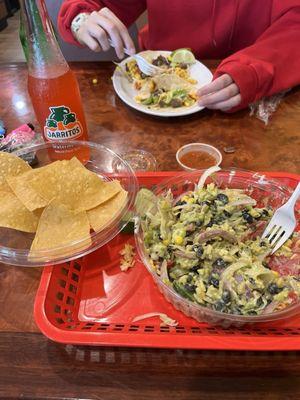 Veggie Burrito bowl 3 Tacos