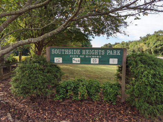 Southside Heights Park, Hickory