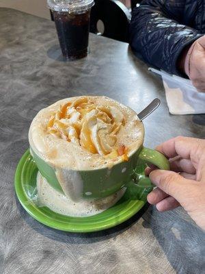 Caramel Apple Butter latte.