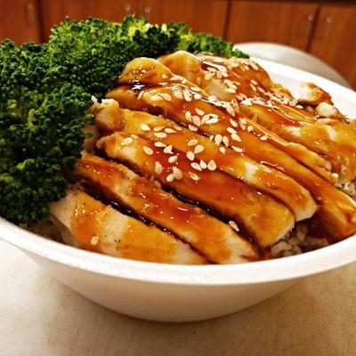 Teriyaki Chicken and Broccoli over Brown Rice