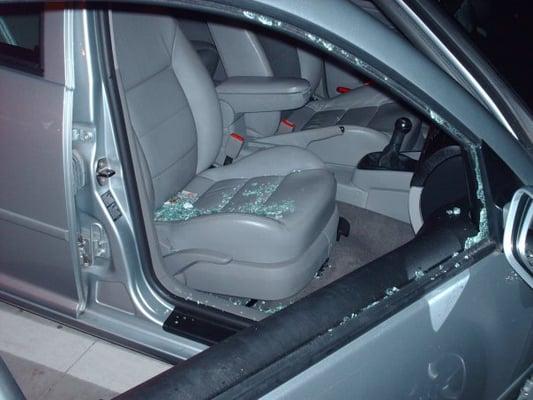 Standard car break-in.