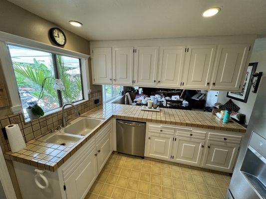 Kitchen after painting