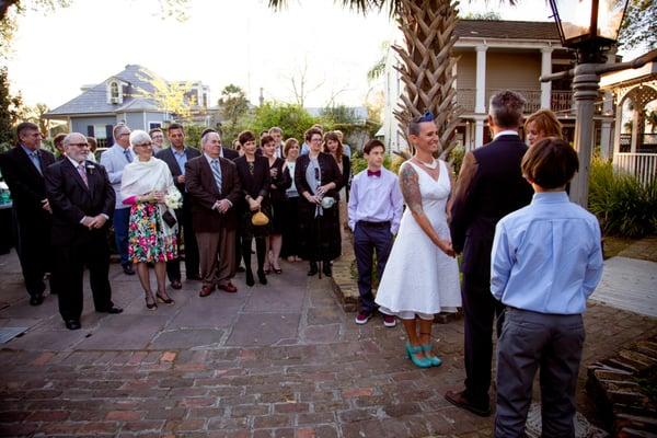 Our wedding at the beautiful Benachi House!